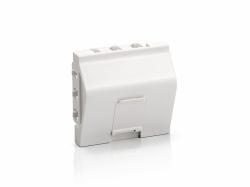 Equip 761311 boitier de prise de courant Blanc 