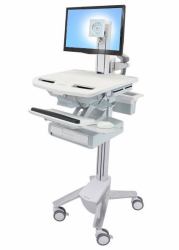 Ergotron StyleView Aluminium, Gris, Blanc Ecran plat Panier multimédia 