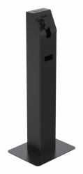 Ergonomic Solutions SpacePole Kiosk SPK400-17 accessoire de système de paiement en point de vente Ensemble de kiosques Noir Métal 75 x 75 mm 100 x 100 mm 