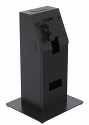 Ergonomic Solutions SpacePole Kiosk SPK401-17 accessoire de système de paiement en point de vente Ensemble de kiosques Noir Métal 75 x 75 mm 100 x 100 mm 