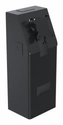 Ergonomic Solutions SpacePole Kiosk SPK402-02 accessoire de système de paiement en point de vente Ensemble de kiosques Noir Métal 75 x 75 mm 100 x 100 mm 