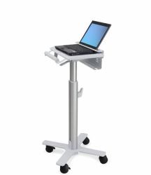 Ergotron StyleView Laptop Cart, SV10 Aluminium, Blanc Ordinateur portable Panier multimédia 