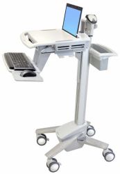 Ergotron StyleView EMR Laptop Cart Blanc Ordinateur portable Panier multimédia 