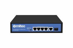 Ernitec ELECTRA-U04-1GB-60W commutateur réseau Non-géré Gigabit Ethernet [10/100/1000] Connexion Ethernet, supportant l'alimentation via ce port [PoE] 