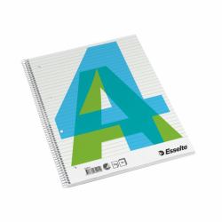 Esselte College Pad A4 bloc-notes 70 feuilles Bleu, Vert, Blanc 