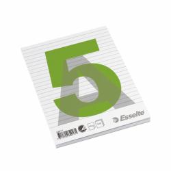 Esselte Glued Pad A5 bloc-notes 100 feuilles Vert, Gris, Blanc 