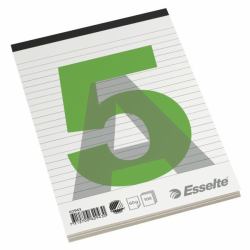 Esselte Stitched Pad A5 bloc-notes 100 feuilles Vert, Gris, Blanc 