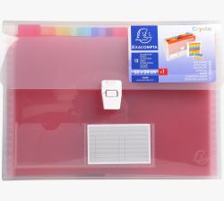 Exacompta 55298E trieur Couleurs assorties Polypropylène [PP] A4 