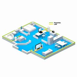 Powerline FRITZ! 1220 Set 1200 Mbit/s Ethernet/LAN Blanc 2 pièce[s] 