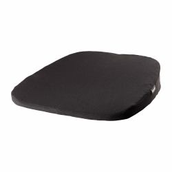 Fellowes Breyta Wedge Seat Cushion With Coccyx Cut Out For Office Chair Black - 100119849 Noir Coussin de chaise 