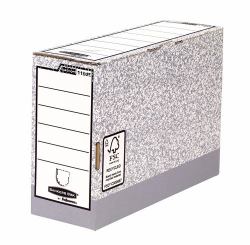 Fellowes 1180501 Boîte à archives Papier Gris 