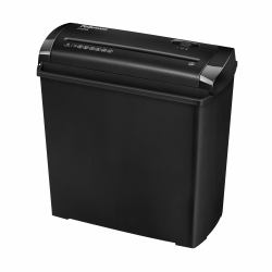 Fellowes Powershred P-25S Strip-Cut Shredder destructeur de papier Découpage en bandes 22 cm Noir, Gris 