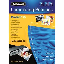 Fellowes Pochettes brillantes A4 175 microns - Paquet de 100 