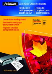 Fellowes Feuilles de nettoyage A4 - Paquet de 10 