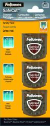 Fellowes Kit de 3 lames de remplacement SafeCut 