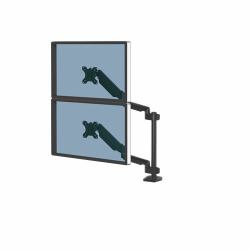 Fellowes Platinum Series Bras porte-écrans double vertical - Noir 