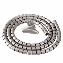 Fellowes CableZip Sol Tube flexible de câble Argent 1 pièce[s] 