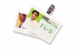 GBC Pochettes format carte 67x99 mm 2x125mic brillantes [100] 
