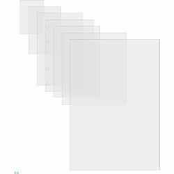 GBC Pochettes brilliantes pour document A2 2x125mic [100] 