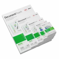 GBC Pochettes format carte 67x99 mm 2x180mic brillantes [50] 