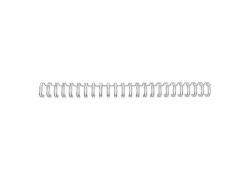 GBC Peignes métalliques WireBind A5 24 anneaux argent 8mm [100] 