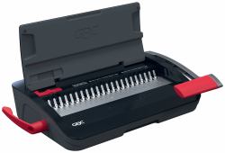 GBC CombBind CB12 Machine de reliure à peigne 165 feuilles Noir, Rouge 