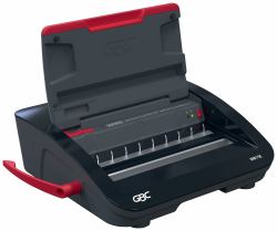 GBC WireBind WB15E Machine de reliure à spirales 125 feuilles Noir, Rouge 