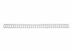 GBC Peignes métalliques WireBind argent 6 mm [100] 