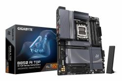 GIGABYTE B850 AI TOP Carte Mère - Processeurs AMD Ryzen Série 9000, 16+2+2 phases VRM numériques, jusqu'à 8600MHz DDR5 [OC], 2xPCIe 5.0 + 1xPCIe 4.0 M.2, LAN 10GbE, WIFI 7, USB 3.2 Gen 2x2 