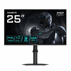 GIGABYTE G25F2 Moniteur Gaming 24,5" FHD – 1920 x 1080, 200Hz, 1ms, 300 cd/m², DisplayHDR 10, HDMI 2.0, DisplayPort 1.4 