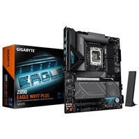 Gigabyte Z890 EAGLE WIFI7 PLUS Intel 1851 Socket Motherboard, ATX, 4x DDR5 Slots, 4x M.2 Sockets, Fitted I/O Shield, 2.5GbE LAN, Wi-Fi 7, 1x DisplayPort / 1x USB-C [USB4]