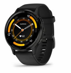 Garmin Venu 3 3,56 cm [1.4"] AMOLED 45 mm Numérique 454 x 454 pixels Écran tactile Noir Wifi GPS [satellite] 