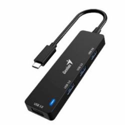 Genius Computer Technology Genius UH-400 USB Type-C 625 Mbit/s Noir 