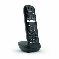 Gigaset AS690HX Téléphone analog/dect Identification de l'appelant Noir  - version étrangère