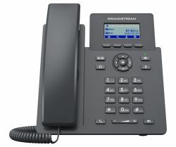 Grandstream Networks GRP2601P téléphone fixe Noir 2 lignes LCD 