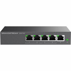 Grandstream Networks GWN7700P commutateur réseau Non-géré Gigabit Ethernet [10/100/1000] Connexion Ethernet, supportant l'alimentation via ce port [PoE] Noir 