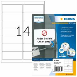 HERMA 10310 étiquette d'adresse Blanc 