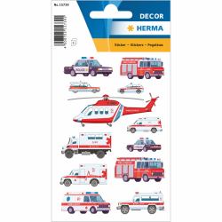 HERMA Blue Light Vehicles adhésif pour enfant 
