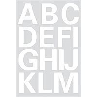 HERMA Letters 25mm A-Z film weatherproof white 2 sheets lettre et chiffre autocollants 