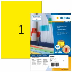 HERMA 4401 étiquette à imprimer Jaune Imprimante d'étiquette adhésive 