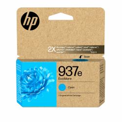 HP 937e Cartouche d’encre authentique Cyan EvoMore 