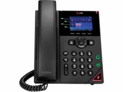 HP POLY VVX 250 téléphone fixe Noir 4 lignes LED 