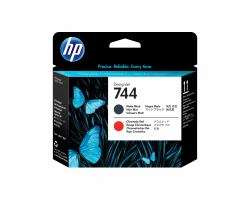 HP Tête d'impression DesignJet 744 noir mat/rouge chromatique 