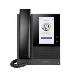 HP Poly Téléphone multimédia professionnel Poly CCX 400 pour Microsoft Teams et compatible PoE 