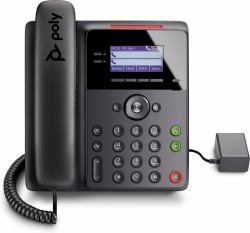 HP Poly Téléphone IP Poly Edge B10 avec module d’alimentation PRC 