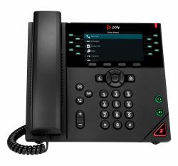 HP Poly Téléphone IP Poly VVX 450 à 12 lignes et compatible PoE 
