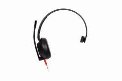 HP Poly Micro-casque monaural USB-C Poly Blackwire 5210 + prise 3,5 mm + adaptateur USB-C/A 
