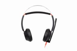 HP Poly Micro-casque Poly Blackwire 5220 stéréo USB-C + connexion 3,5 mm + adaptateur USB-C/A 