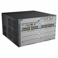 HPE 8206-44G-PoE+-2XG v2 zl Géré L3 Gigabit Ethernet [10/100/1000] Connexion Ethernet, supportant l'alimentation via ce port [PoE] 6U Noir, Gris 
