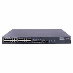 HPE A A5800-24G L3 Connexion Ethernet, supportant l'alimentation via ce port [PoE] 1U Noir 